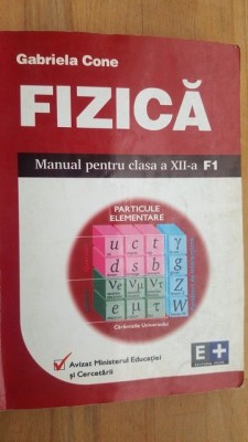 Fizica. Manual pentru clasa a 12-a - Gabriela Cone foto