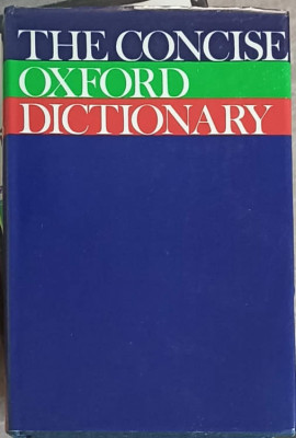 THE CONCISE OXFORD DICTIONARY OF CURRENT ENGLISH-J. B. SYKES foto