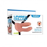 Strap-on Dublu Barbati Lovetoy, PVC, 16.7/17.8cm, Diametru 3.2/4cm, Ajustabil 65-100cm, Dildo Detasabil, Stimulare Vaginala/Anala