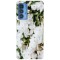 Husa compatibila cu Motorola G51 model White petals, Silicon, TPU, Viceversa