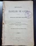 Monografia Raselor de Gaini de N. Filip (1899) - cu dedicatia autorului