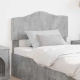 vidaXL Tăblie cap cu headboard Gri din beton 75 cm Lemn compozit 888730