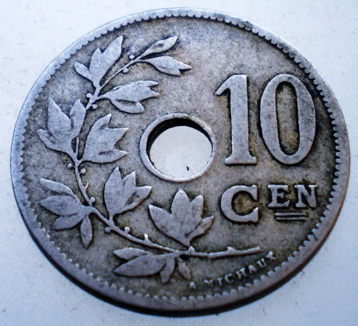 7.431 BELGIA 10 CENTIMES 1903 BELGIE