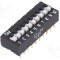 Intrerupator DIP, 2 pozitii, montare THT, 10 sectiuni, OMRON OCB - A6E-0104-N