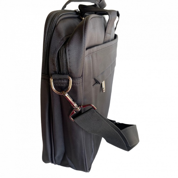 Geanta de umar, barbati, negru, Laptop 15&#039;&#039;, 40 x 30 x 12 CM