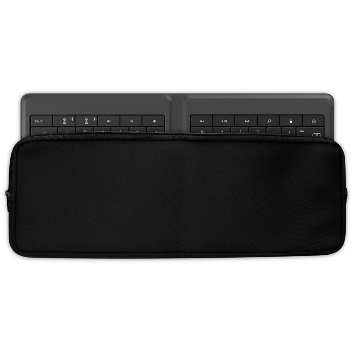 Husa pentru tastatura marime L, Kwmobile, Negru, Neopren, 53723.01