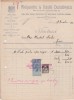 Factura Alexandru &amp; Vasile Dumitrescu Articole pentru Menaj BUCURESTI 1922