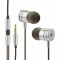 Casti audio in ear Mi Metal, Argintiu