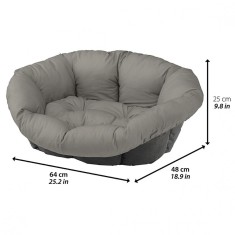 Perna pentru pat pentru caini ?i pisici SOFA 4 - 64 x 48 x h 25 cm foto