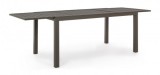 Masa extensibila din aluminiu maro Hilde 160/240 cm x 90 cm x 75 h