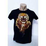 Tricou barbați print tigru - XL