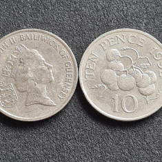Guernsey 10 new pence 1992
