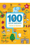 100 de jocuri amuzante. Colorez si desenez