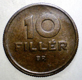 C.011 UNGARIA 10 FILLER 1947, Europa, Bronz-Aluminiu