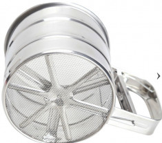 Sita pentru faina si zahar pudra Bohmann BH 7741, 450 ml, mecanica, Inox foto