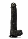 Cumpara ieftin Dildo Realistic Cu Ventuza Geoff, Negru, 30 cm