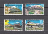 A12 S2 12 - Timbre foarte vechi - Djibouti - locomotive, Transporturi, Stampilat