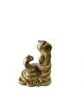Statueta Serpi cu Pui Rasina, 7x6 cm - Decoratiune Casa Originala