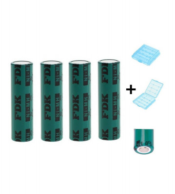 FDK HR AAAU Battery NiMH 1,2V 730mAh bulk - 4 Bucăți-Conținutul pachetului 1x Blister foto