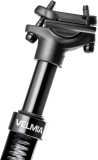 Tija de sa cu reglare a inaltimii si suspensie pe arc Velmia, diametru 30.9 mm, lungime 350 mm, aluminiu, negru