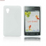 Husa Silicon S-Line Alba LG L4 II E440 Protectie Telefon Slim
