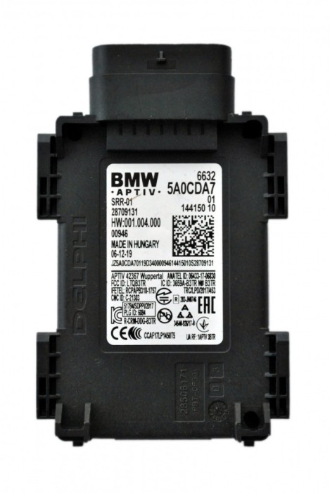 RADAR LANE CHANGE SENSOR BMW 1 F40 2 F44 3 G20 G21 5 G30 G31 F90 6 G32 7 G11 G12 LCI 66325A0CDA7