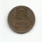 (No2) moneda-BULGARIA-2 STOTINKI 1962