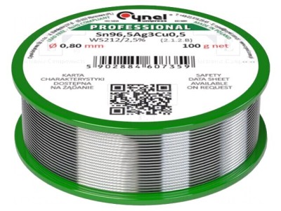 S&amp;acirc;rmă de lipit fără plumb 0,8mm 100g foto