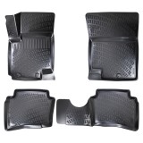 Covorase Auto Cauciuc Umbrella Kia Soul I (AM) 2008-2014, Negru, 4 Buc