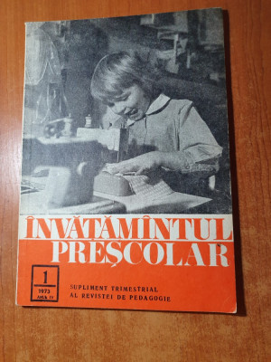 invatamantul prescolar nr.1/1973 foto