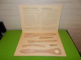 Cumpara ieftin Set de TACAMURI TRADITIONALE SCANDINAVE lucrate din LEMN , nefolosite, 3 retete