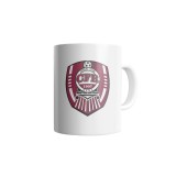 Cana alba personalizata CFR 1907 CLUJ- fotbal LIGA 1, INOVATIX&reg;. 330ml