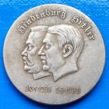 Adolf Hitler 1933 Hindenburg Deutschland 34mm, Europa