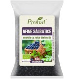 Afine Salbatice Indulcite cu Zahar din Trestie Bio 100 grame Pronat