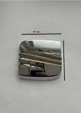 Emblema Nichel SEAT Altea, Leon, Toledo - Plastic, Compatibila Altea 2004-2010, Leon 2006-2013, Toledo 2005-2009