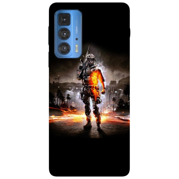 Husa compatibila cu Motorola G20 model One man army, Silicon, TPU, Viceversa