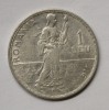 1 LEU 1914 . DETALII EXCELENTE . PARTIAL CU LUCIU DE BATERE ., Argint