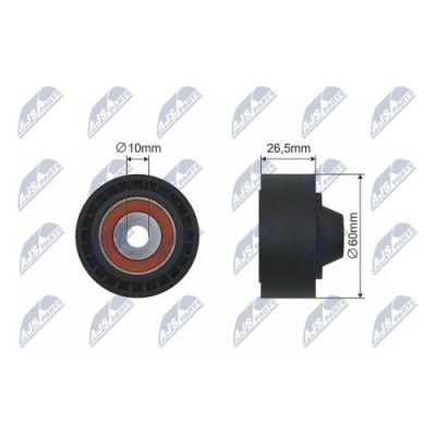 Rola intinzator curea transmisie Citroen Berlingo, Berlingo Multispace, Berlingo, Minivan, C1 2, C3 Aircross 2, C3 2, C3 3, C4, C4 Cactus, C4, foto