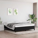 Cumpara ieftin Cadru de pat fără saltea, negru, 180x200 cm, textil