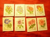 Serie Ungaria 1968 - Flori de Gradina 8 valori