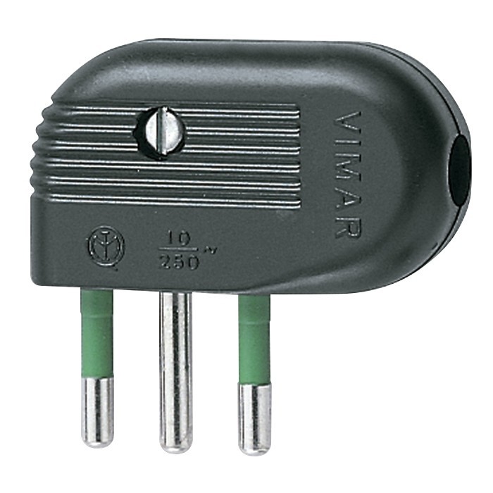Vimar 01041 Stecher 10A, 250V, 3P, negru ProAdvanced PowerfulTools