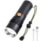 Lanterna LED cu zoom, functie baterie externa, 2000lm, 8000mAh