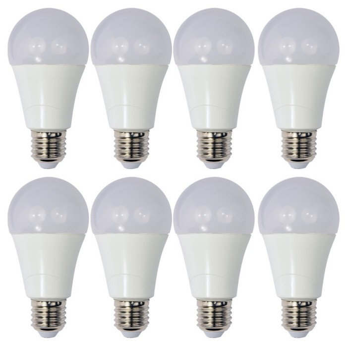 Set 8 Becuri LED Drimus 12W E27 Lumina Rece DL 6121