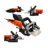 Masina freza pentru imbinari biscuite din lemn, dibluri plate, 1250 W, Kraft