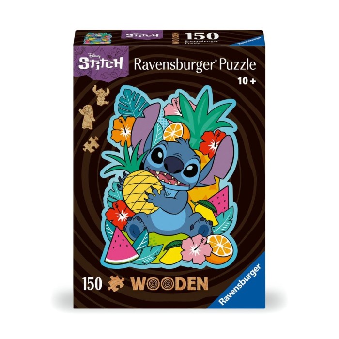 Ravensburger - Puzzle lemn contur Disney Stitch 150 piese