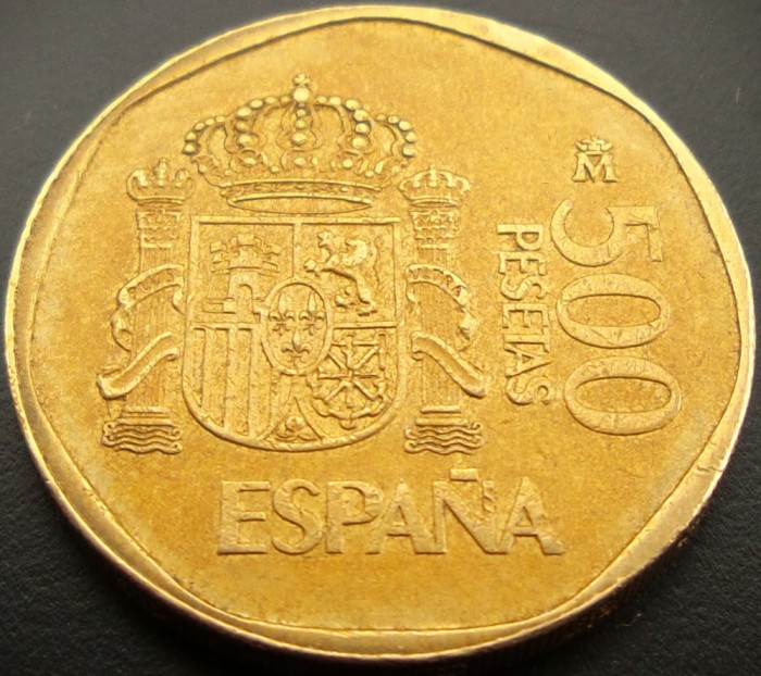 Moneda 500 PESETAS - SPANIA, anul 1988 * cod 1310 B