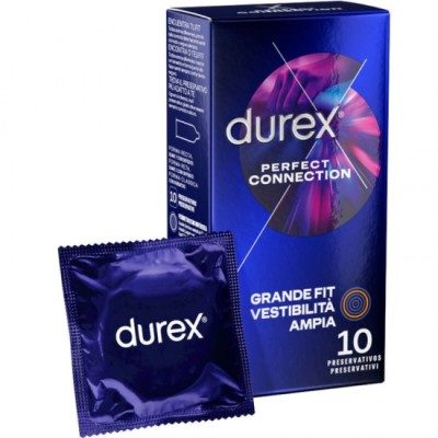DUREX - PERFECT CONNECTION SILICONE EXTRA LUBRIFICATION 10 UNITS foto