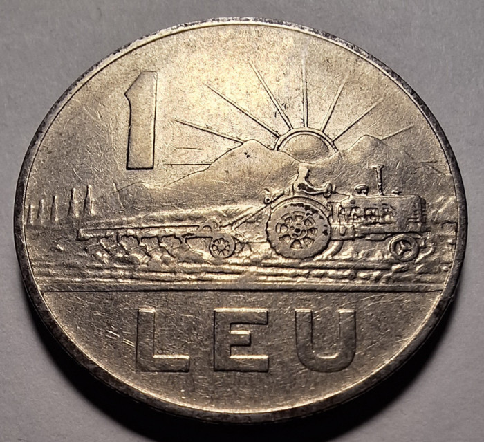 Moneda 1 leu 1963