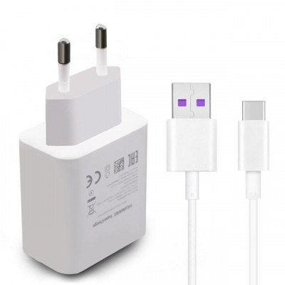 Incarcator Huawei Mate 30 Mate 30 Pro Super Charge 40W 050450E00 5A-HL1289 Type-C foto