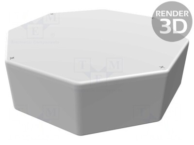Carcasă universală aluminiu IP54 133x133x39mm foto